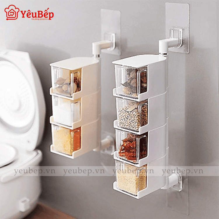 No. 7 - OEM Hộp Gia Vị Dán Tường 4 Tầng - 4