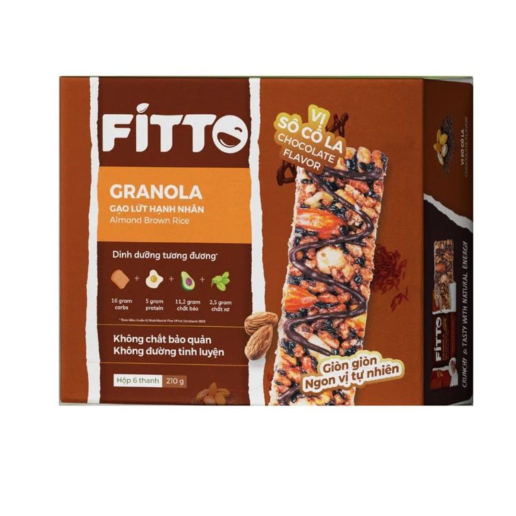 No. 1 - Thanh Hạt FITTO Chocolate Bar - 2