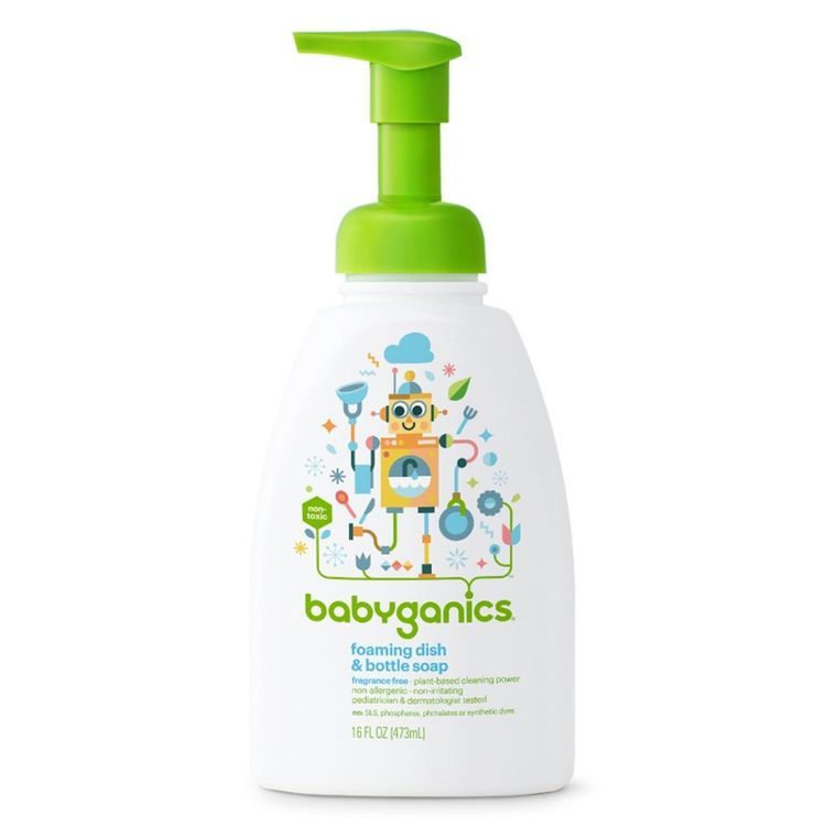 No. 6 - Nước Rửa Bình Sữa Tạo Bọt Babyganics - 1