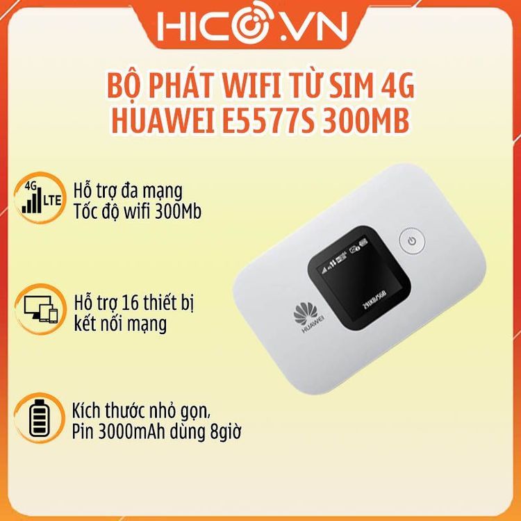 No. 1 - Cục Phát Wi-Fi Không Dây Huawei E5577 - 6