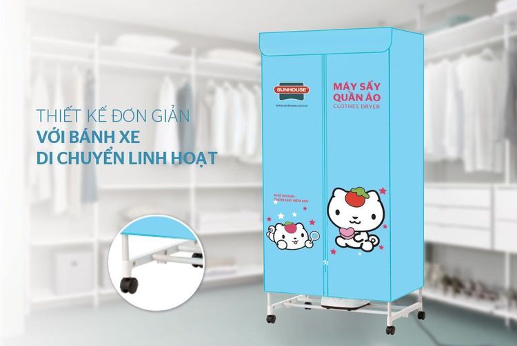 No. 5 - Tủ Vải Sấy Quần Áo Sunhouse SHD2702SHD2702 - 1