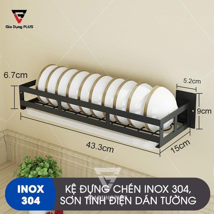 No. 5 - Kệ Úp Chén Dán Tường - 5