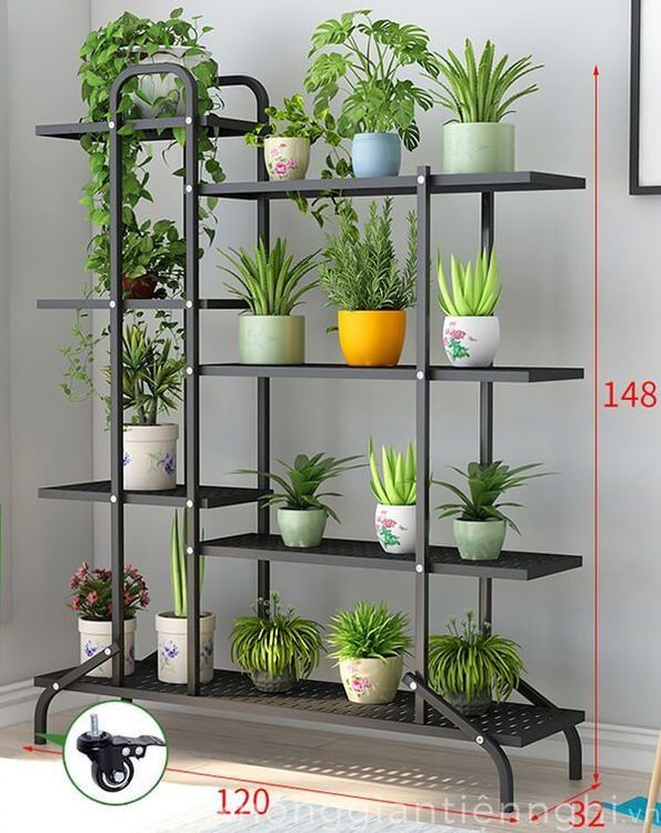 No. 8 - Kệ Để Cây Cảnh 6 Tầng Bánh Xe - 2