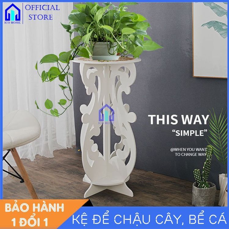 No. 5 - Kệ Để Cây Gỗ Nhựa Ico Home - 2