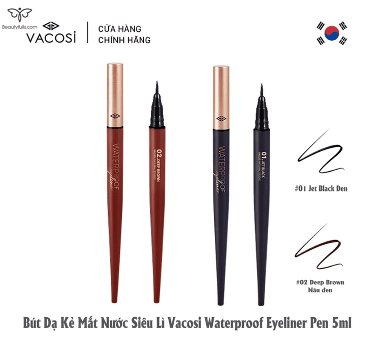 No. 7 - Cọ Kẻ Mắt VACOSI Pro EyelinerEP01 - 4