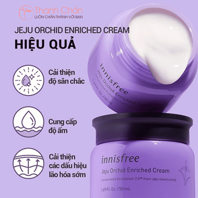 No. 5 - Kem Dưỡng innisfree Jeju Orchid Enriched Cream - 4
