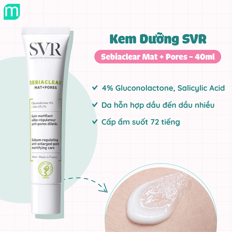 No. 1 - Kem Dưỡng Ẩm SEBIACLEAR Mat + Pores - 1