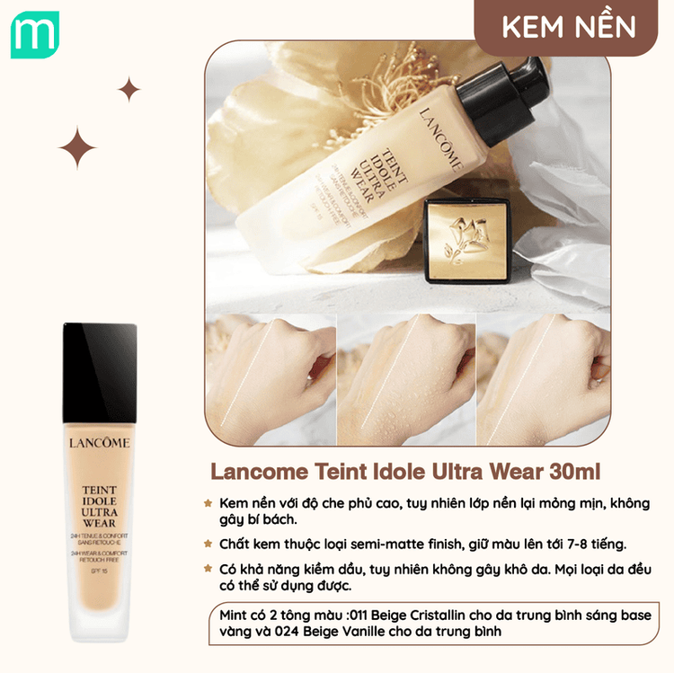 No. 1 - Lancôme Kem Nền Teint Idole Ultra Wear - 5