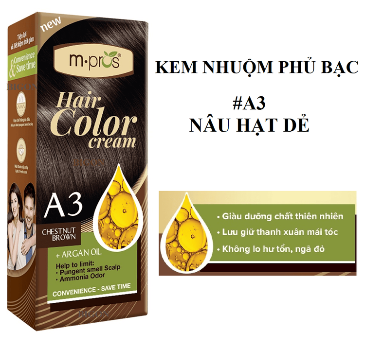 No. 3 - Kem Nhuộm Phủ Bạc M.pros - 4