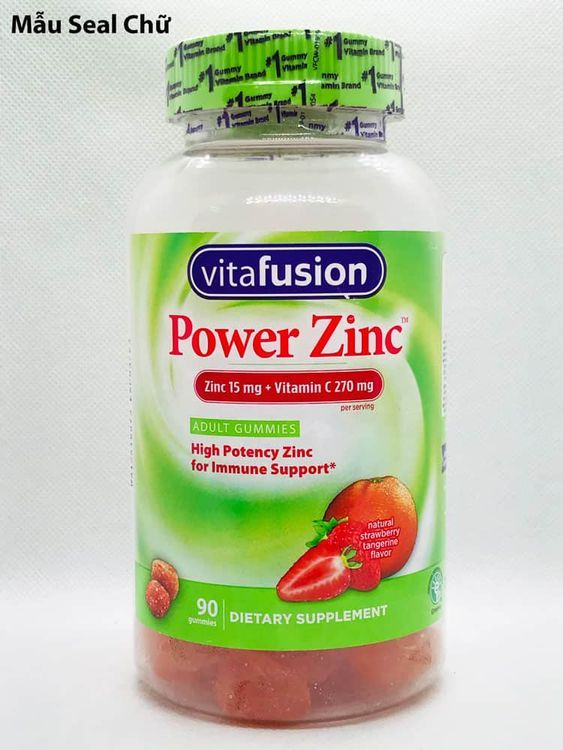 No. 4 - Kẹo Dẻo Vitamin C + Kẽm Vitafusion Power Zinc - 2