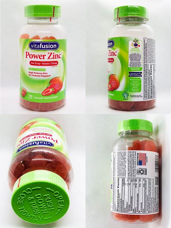 No. 4 - Kẹo Dẻo Vitamin C + Kẽm Vitafusion Power Zinc - 6