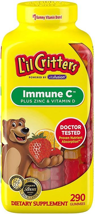 No. 3 - Kẹo Dẻo Viatmin C, Zinc and Vitamin D L’il Critters - 3