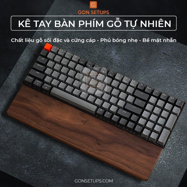 No. 4 - Kê Tay Bàn Phím Gỗ - 4