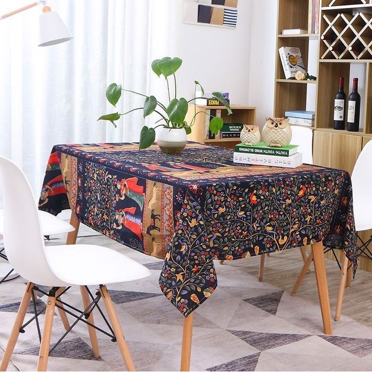 No. 5 - Khăn Trải Bàn Dệt Slub Jacquard - 3