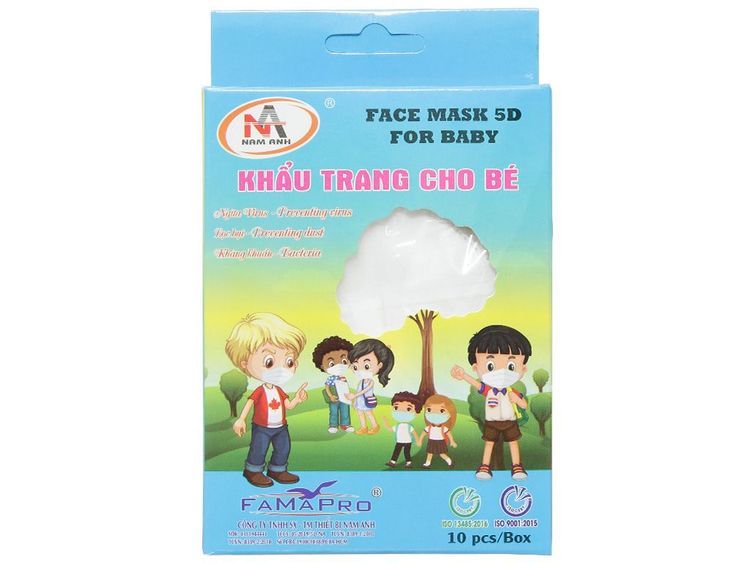 No. 8 - Khẩu Trang Trẻ Em Famapro 5D Baby - 1