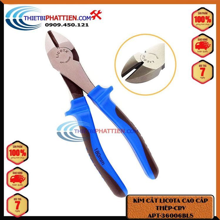 No. 3 - Kìm Cắt Dây Điện Licota APT-36006BSL - 2