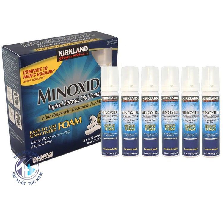 No. 5 - Thuốc Mọc Râu Minoxidil Foam Kirkland - 4