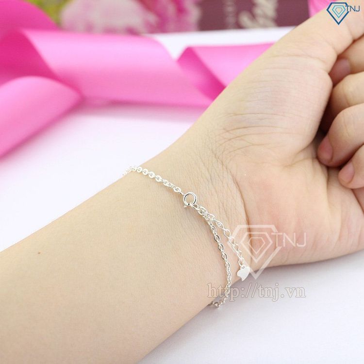 No. 3 - Lắc Tay Bạc Nữ Cỏ 4 Lá May Mắn TNJLTN0092 - 6
