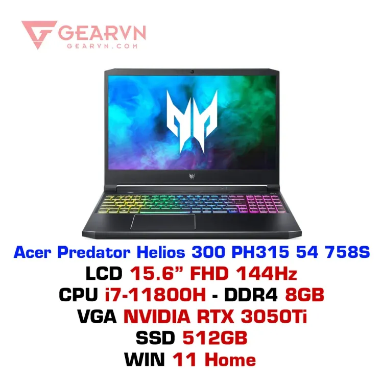 No. 5 - Laptop Acer Predator Helios 300 (PH315-54-758S) - 3