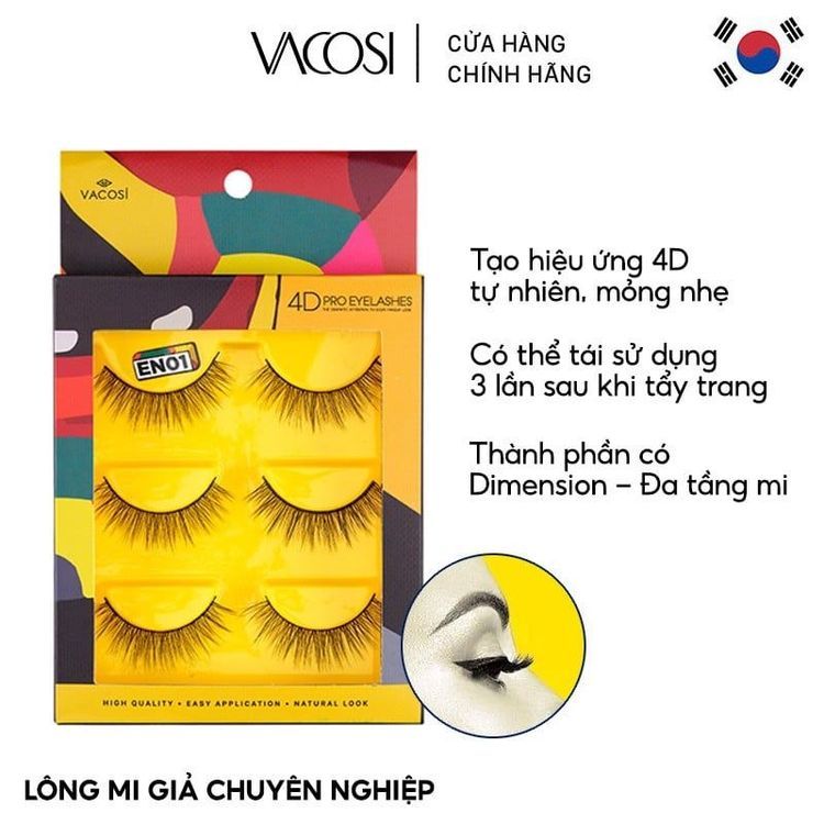 No. 4 - Lông Mi Giả 4D Vacosi - 5