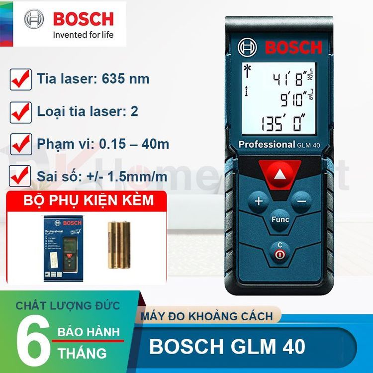 No. 1 - Thước Đo Laser Bosch GLM 40 - 2