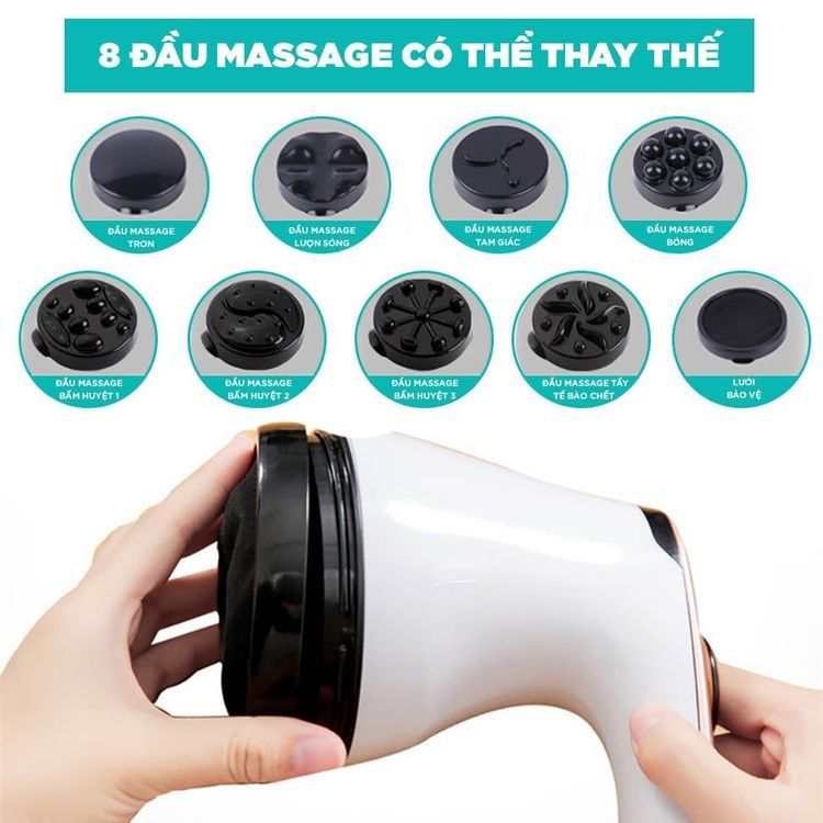 No. 2 - Máy Massage Cầm Tay 8 Đầu Massage KINGTECHYT-1803 - 6