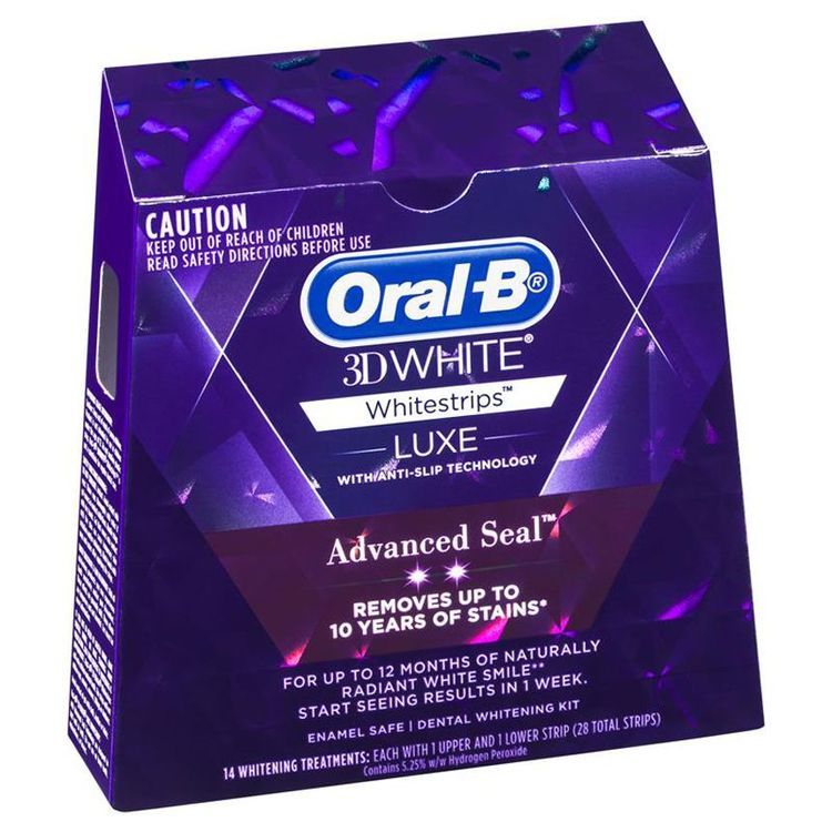 No. 3 - Oral-B 3D White Luxe Advanced Seal Whitestrips - 1