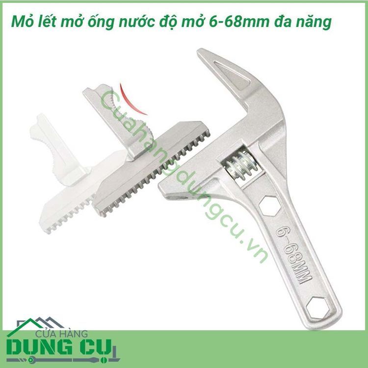 No. 3 - Mỏ Lết Mở Ống Nước DeliDL2512 - 3