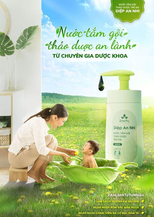 No. 1 - Sữa Tắm Gội Thảo Dược Trẻ Em Diệp An Nhi - 3