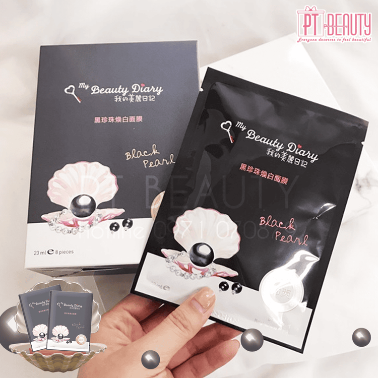 No. 1 - Mặt Nạ Ngọc Trai Đen My Beauty Diary Black Pearl - 1