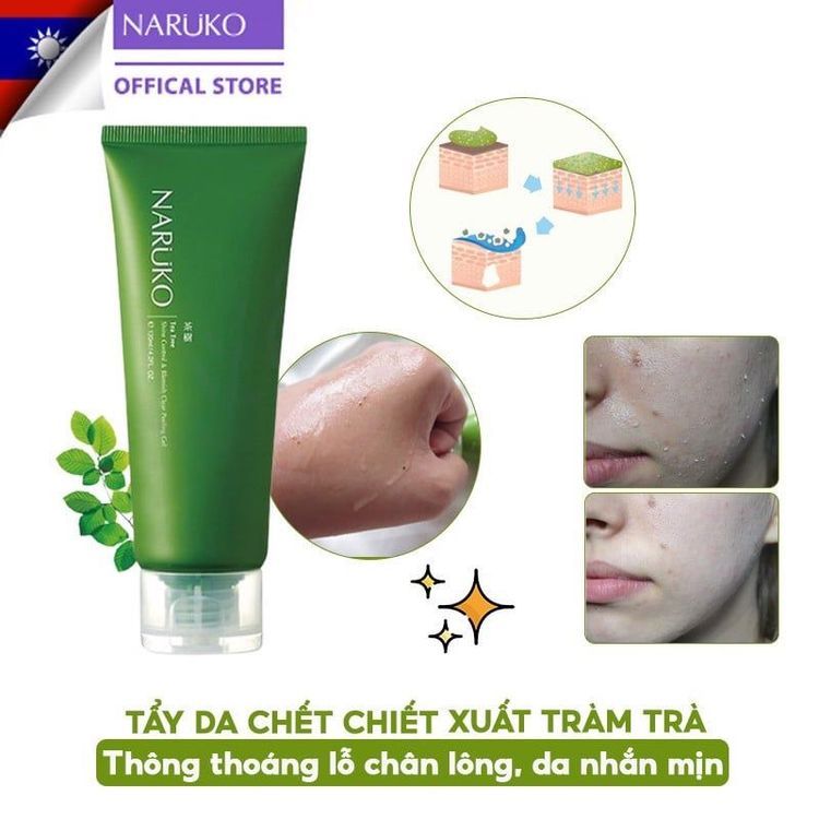 No. 5 - Gel Tẩy Tế Bào Chết Naruko Trà Tràm - 3