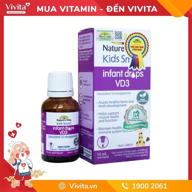 No. 8 - Nature's Way Kids Smart Infant Drops VD3 - 4