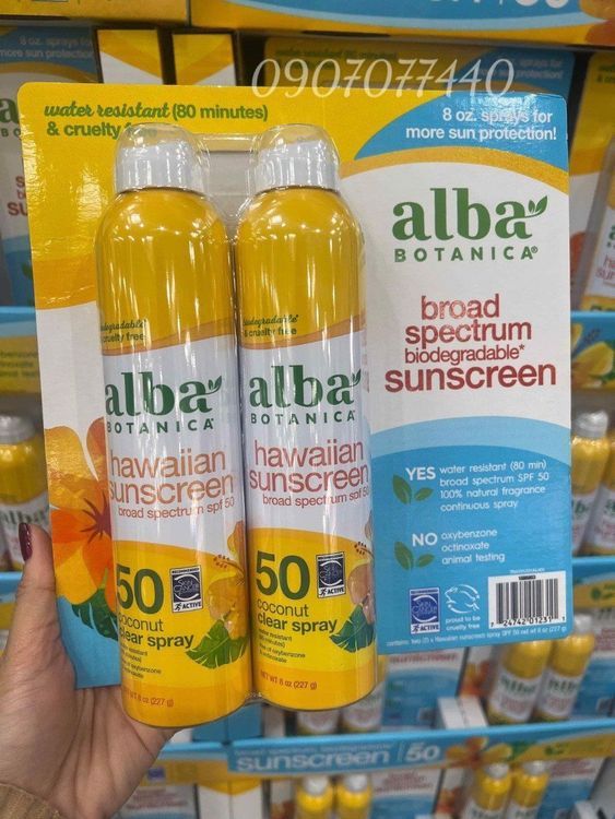 No. 5 - Xịt Chống Nắng Hữu Cơ Hawaiian Sunscreen - 3