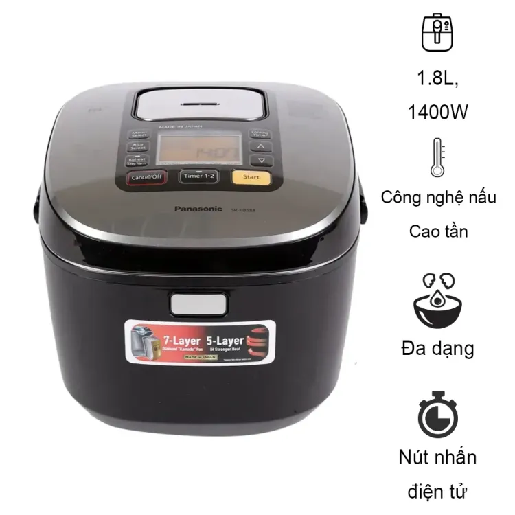 No. 1 - Nồi Cơm Điện Cao Tần Áp SuấtSR-HB184KRA - 1