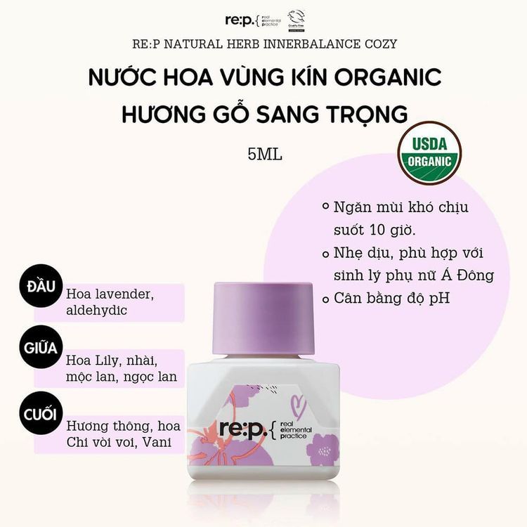 No. 4 - Nước Hoa Vùng Kín RE:P Natural Herb Inner Balance - 6