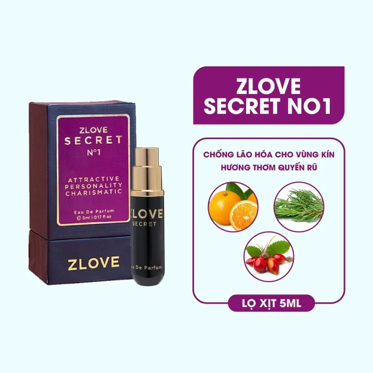 No. 6 - Nước Hoa Vùng Kín Zlove Secret No.1 - 3