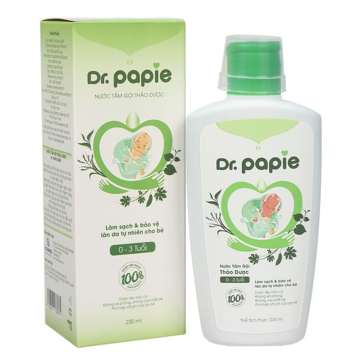 No. 5 - Sữa Tắm Gội Thảo Dược Cho Trẻ Sơ Sinh Dr.papie - 1