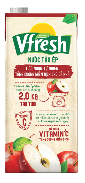 No. 2 - Nước Ép Táo Vfresh - 1