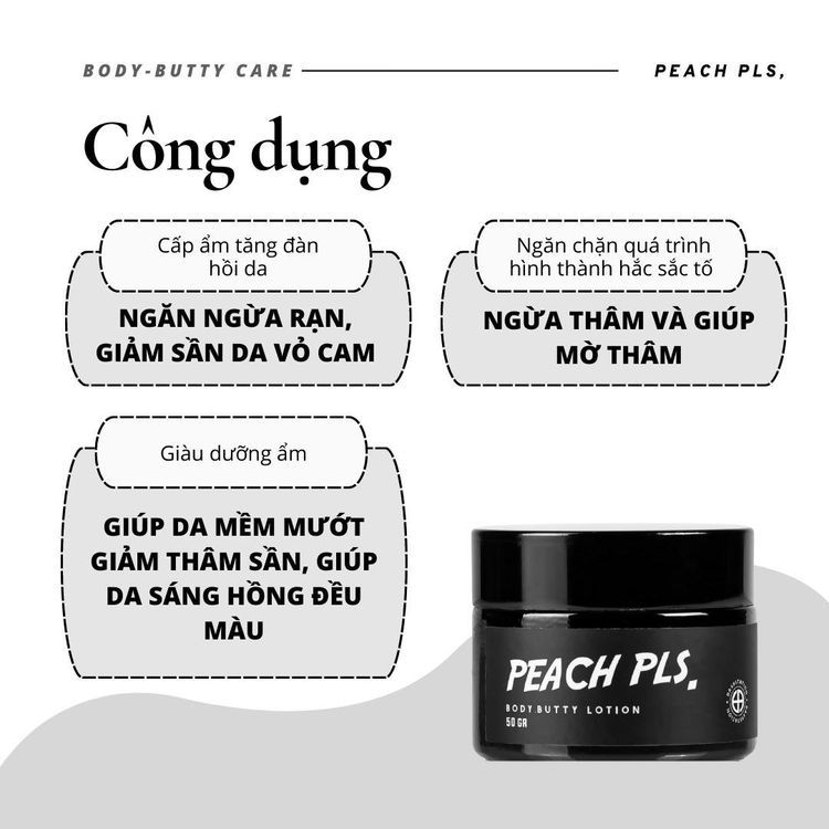 No. 4 - Kem Trị Thâm Mông PEACH PLS Body Butty Lotion - 5