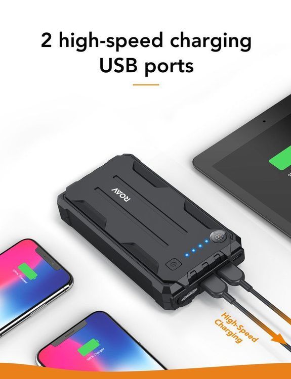 No. 8 - Bộ Kích Bình Xe Hơi ROAV Jump Starter ProR3120 - 6