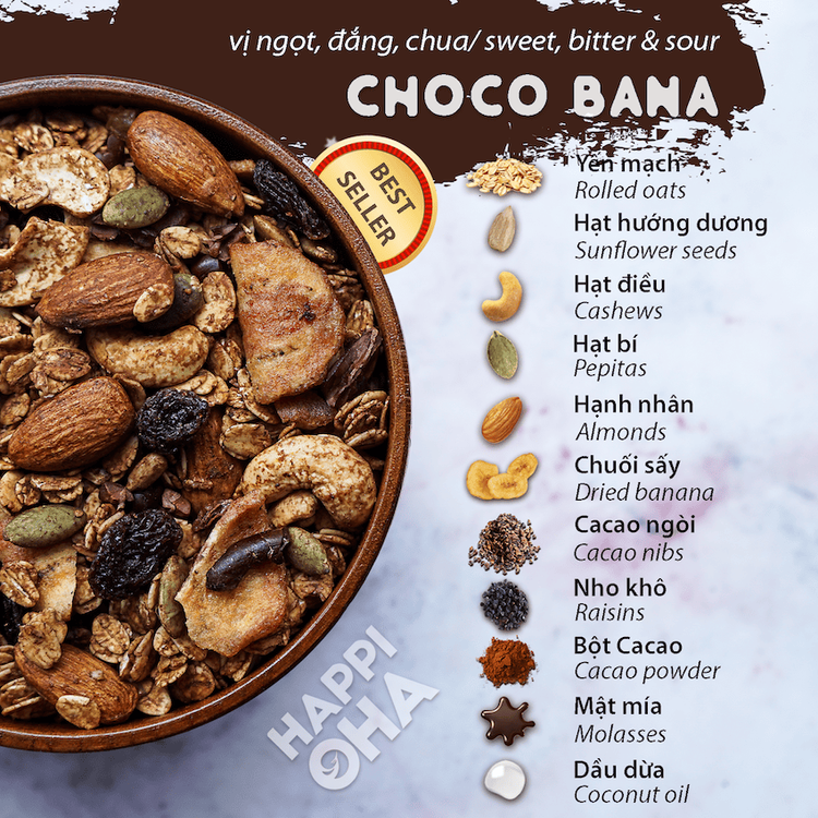 No. 8 - Granola Choco Bana HAPPI OHA - 3