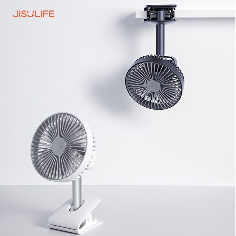 No. 5 - Quạt Mini Kẹp Bàn Jisulife F7BF7B - 1