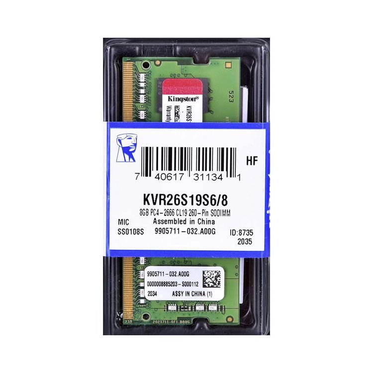 No. 4 - RAM Máy Tính Kingston KVR26S19S8/8KVR26S19S8/8 - 3