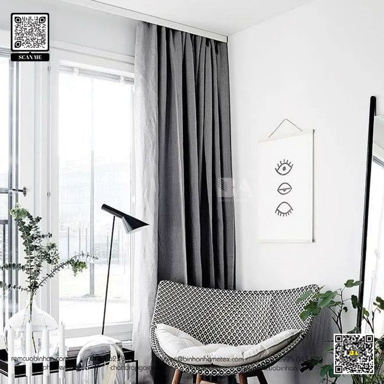 No. 8 - Rèm Cửa Sổ Phong Cách Scandinavian - 3