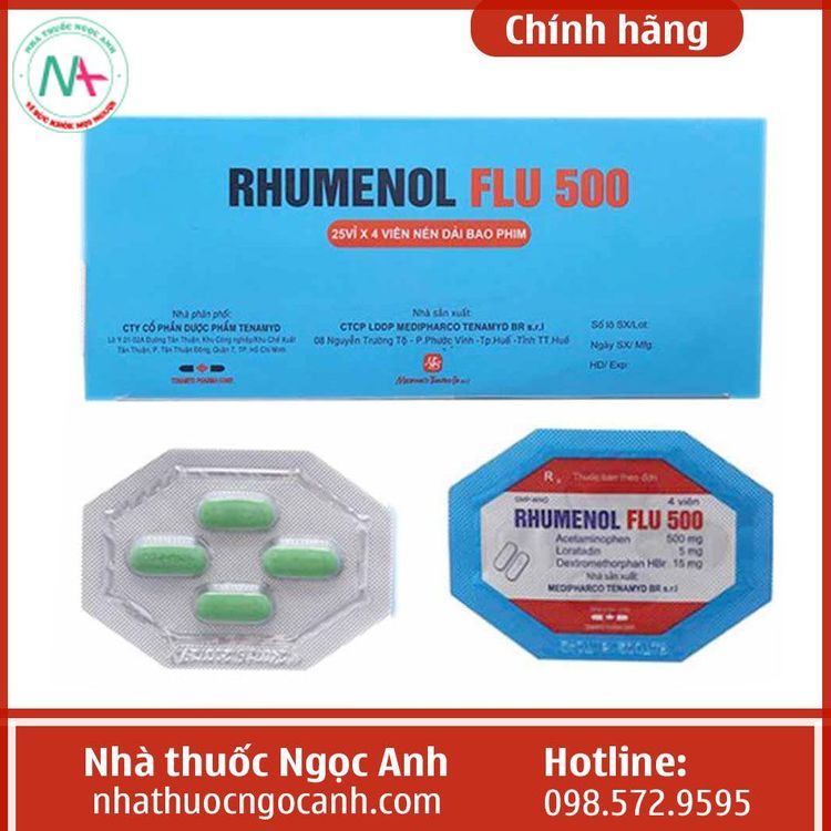 No. 4 - Thuốc Cảm Rhumenol Flu 500 - 2