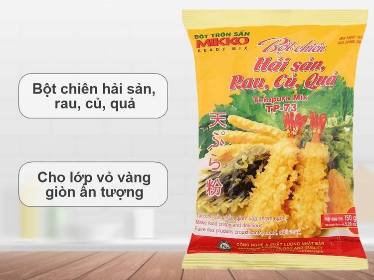 No. 7 - Tempura Bột Chiên Hải Sản, Rau, Củ, Quả Mikko - 3