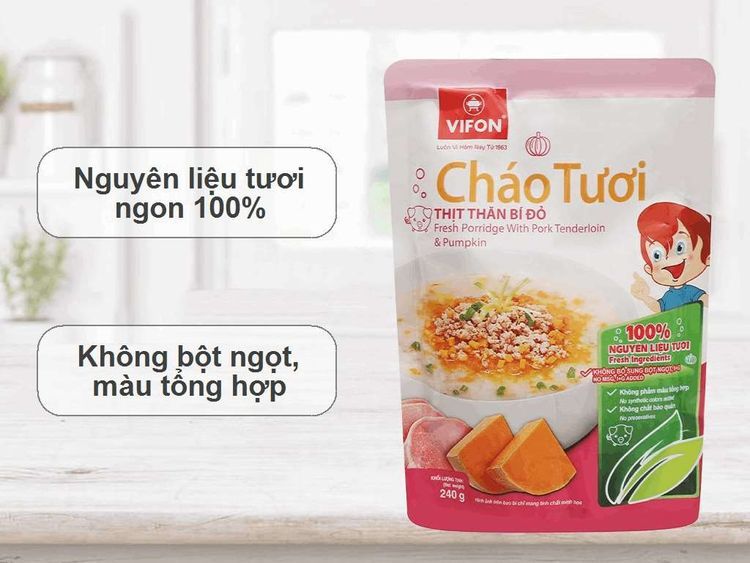 No. 1 - Cháo Tươi Vifon Thịt Thăn Bí Đỏ - 2