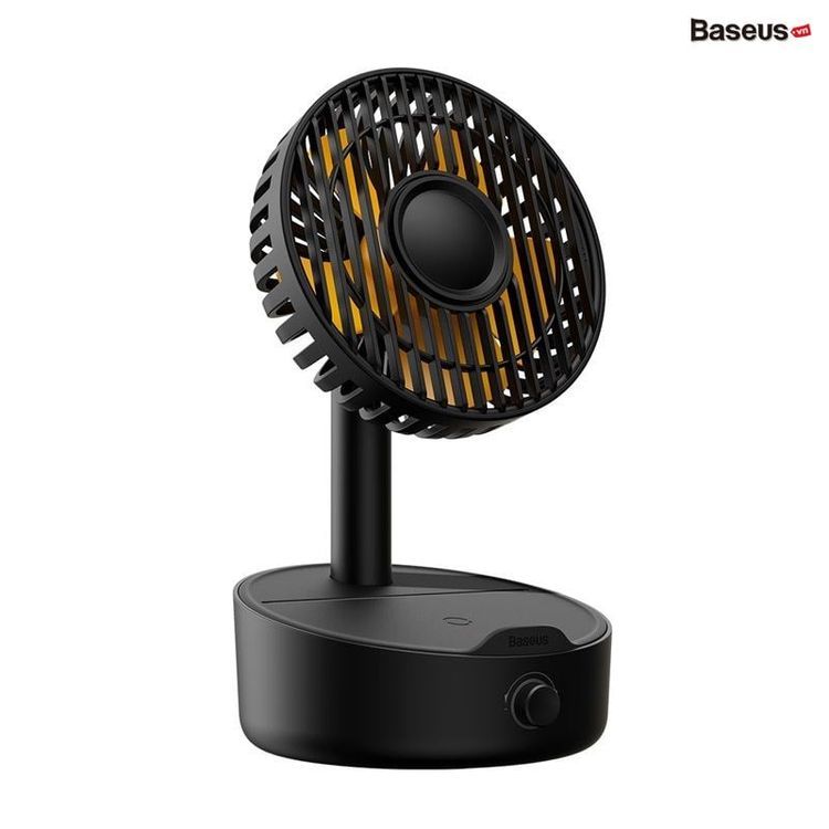 No. 1 - Quạt Để Bàn Thông Minh Baseus Hermit Desktop Wireless ChargerLVP006-EU-BK - 1