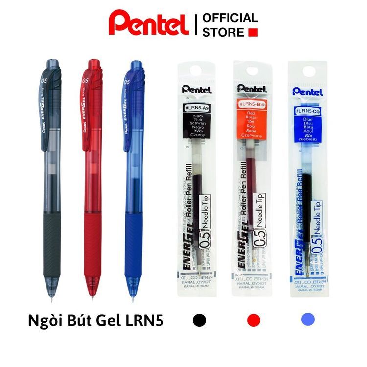 No. 4 - Bút Gel Pentel EnerGel Permanent BLP75BLP75 - 5