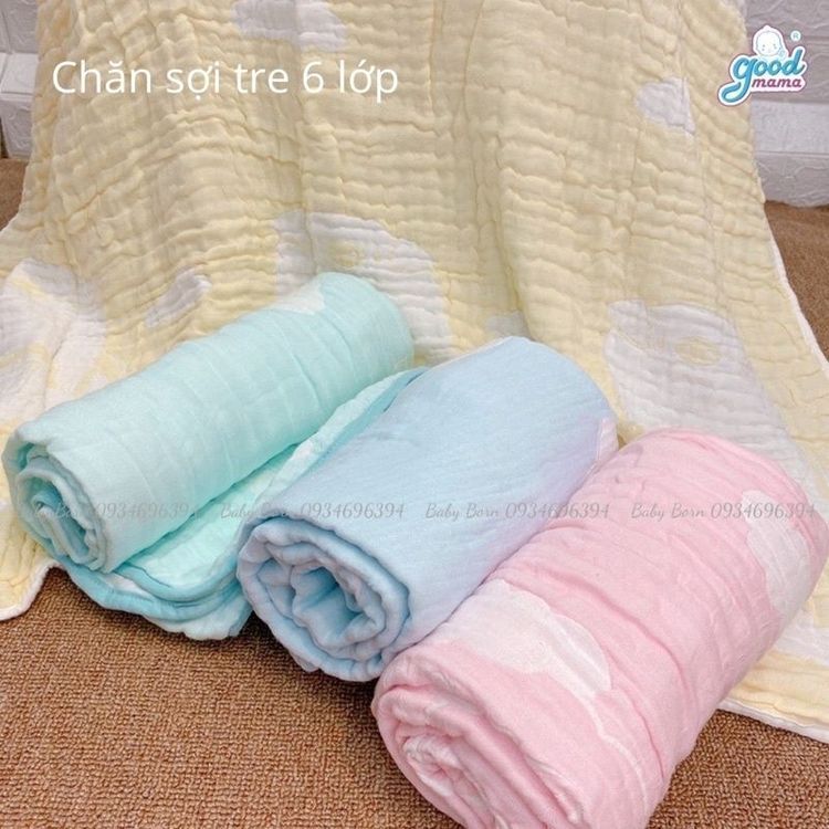 No. 6 - Khăn Đa Năng Sợi Tre 6 Lớp Goodmama - 1